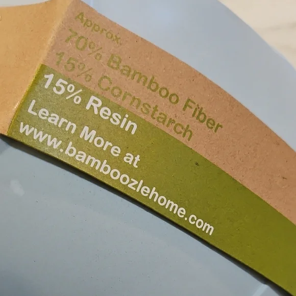 BAMBOO Pastel Nesting Mixing Bowls Set - Blue, Green, Yellow, Orange, Pink - Picture 2 of 2